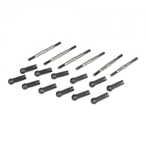 [TLR Racing] TLR334016 HD Turnbuckle Kit, Titanium (6): 22/2.0 