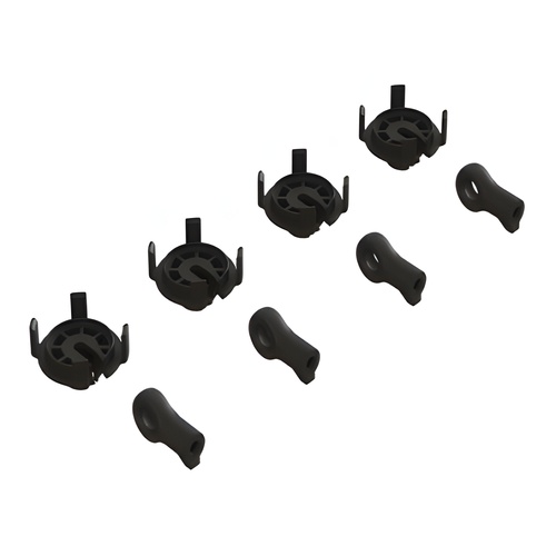 [���ܼ�] ARA330569 [ARRMA] Shock Rod End & Spring Perch Set (4 Shocks)
