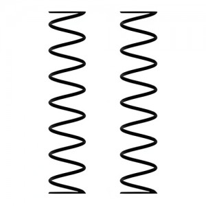 [ARRMA] Shock Springs: 130mm 2.21N/mm (12.62lb/in)(2) 