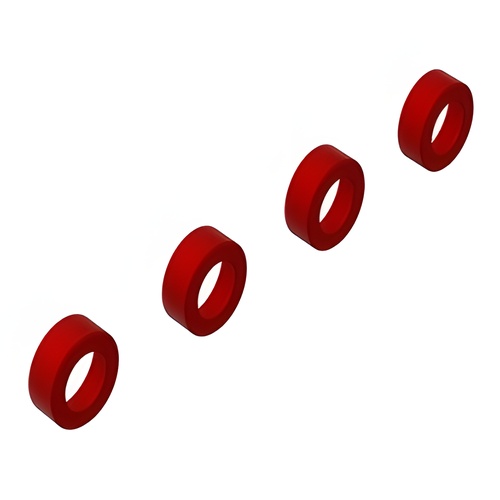 [���ܼ�] ARA330593 [ARRMA] Aluminum Suspension Arm End Cap (Red) (4)