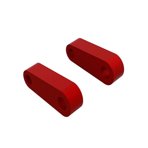 [���ܼ�] ARA330594 [ARRMA] Aluminum Fr Suspension Mounts (Red) (2)