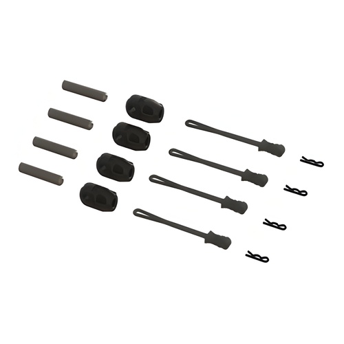 [���ܼ�] ARA320477 [ARRMA] Brace Rod Ends W/Pins And Retainers (4)