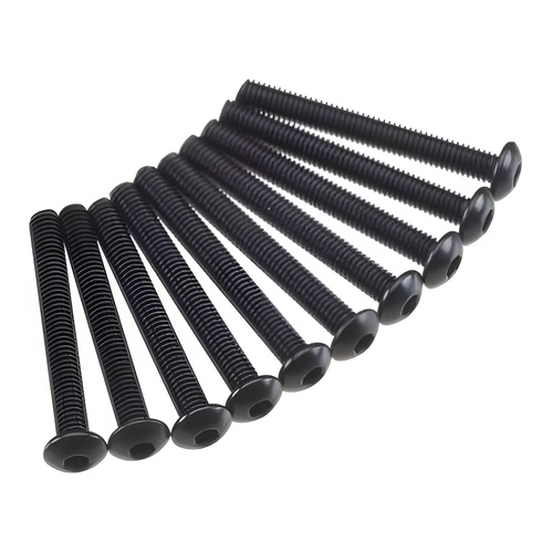 [���ܼ�] AXIC0012 [Axial] AXA120 Hex Socket Button Head M3x25mm Black (10)