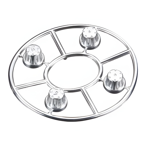 [���ܼ�] AXIC8080 [Axial] AX8080 Hub Cover Set Satin Chrome (4)
