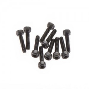 [Axial] AX31066 Cap Head M2x8mm Black (10) 