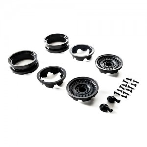 [Axial] 1.9 MW19 Beadlock Wheels - Black (2pcs) 