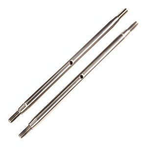 [Axial] Stainless Steel M6x 117mm Link (2pcs): SCX10 III 