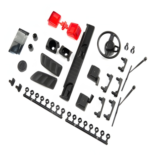 [���ܼ�] AXI230022 [Axial] Exterior Body Detail Parts Jeep JLU: SCX10 III �ܺιٵ� ������ ��Ʈ
