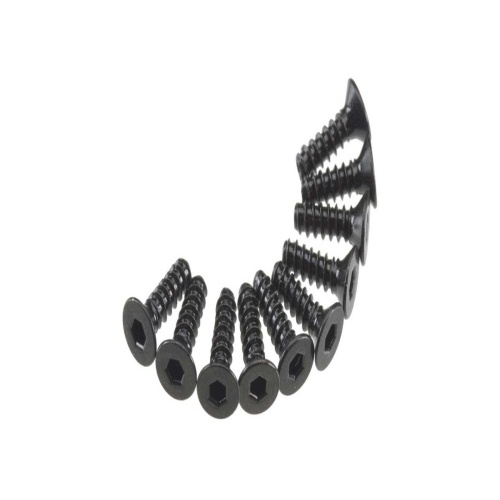 [���ܼ�] AXIC0128 [Axial] AXA465 Hex Socket Tap Flat Head M3x10mm Black (10)