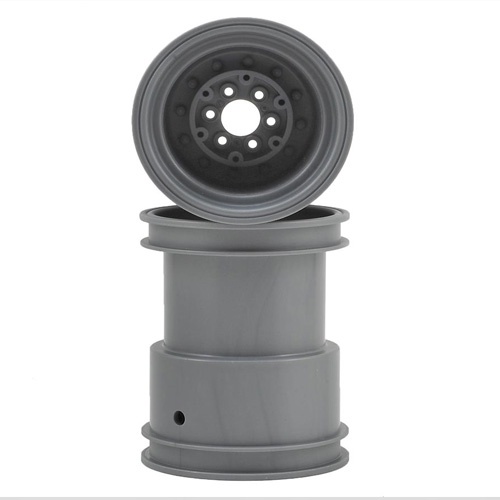 [���ܼ�] JCO3377S [jconcepts] Tribute 2.6 x 3.6 Monster Truck Wheel, Silver (2)