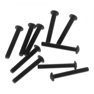 [Axial] AX31491 Hex Socket Button Head M2.6x1mm Black (10) 