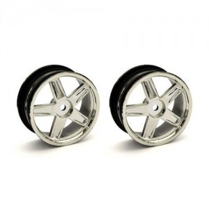 [KYOSHO] Wheel(5-Spoke/Plating/24mm/2pcs) 