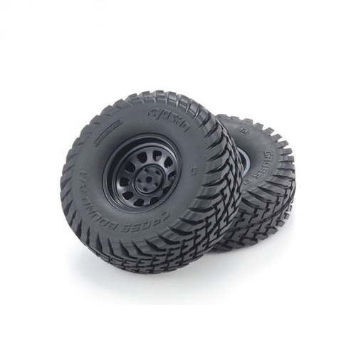 [���ܼ�] KYOLTH001BK [KYOSHO] Complete Wheel �� Tire Set (2pcs)