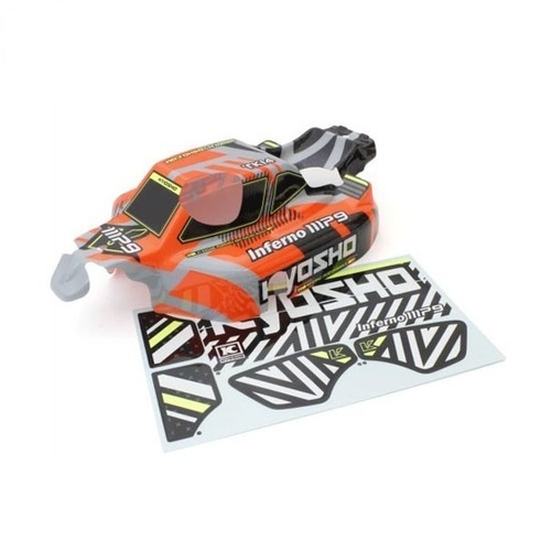 [���ܼ�] KYIFB117OR [KYOSHO] INFERNO MP9 TKI4 V2 Decoration Body Set(Orange)