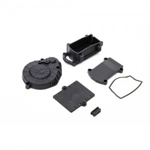 [Axial] Cage Radio Box Spur Cover (Black) RBX10 