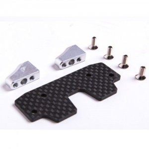 [Traction Hobby] Steering servo mount set��Carbon fiber)(Founder) 