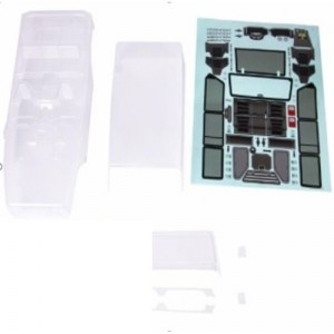 [Traction Hobby] Clear body set with sticker (CRAGSMAN & Founder) 