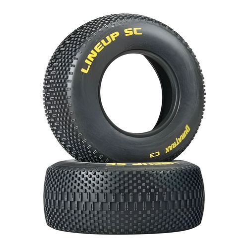 [���ܼ�] DTXC3779 [DURATRAX] Duratrax Lineup SC Tire C3 (2) 1/10 ��Ŀ��Ʈ��Ÿ�̾� (Traxxas Slash 2WD,Slash 4x4,Losi SCTE 4x4,Arrma Fury 2WD Ÿ�̾�� ��ü����)