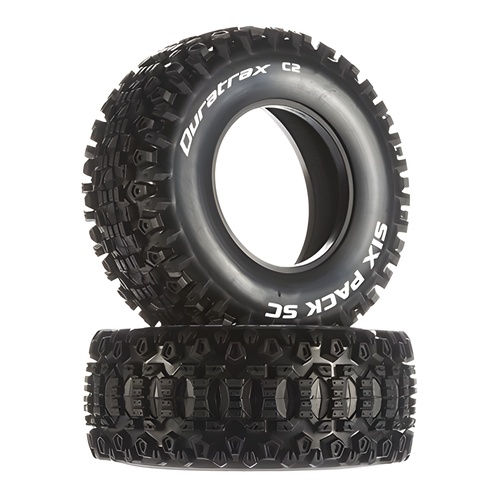 [���ܼ�] DTXC3788 [DURATRAX] Duratrax Six Pack SC Tire C2 (2)