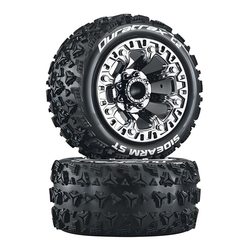 [���ܼ�] DTXC5110 [DURATRAX] Duratrax Sidearm ST 2.2 Black Chrome (2)