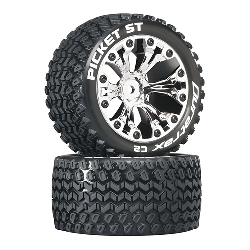 [���ܼ�] DTXC3551 [DURATRAX] Duratrax Picket ST 2.8 2WD Mounted 1/2 Offset Chrm (2