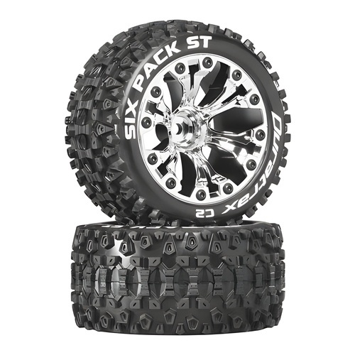 [���ܼ�] DTXC3563 [DURATRAX] Duratrax Six Pack ST 2.8 2WD Mounted 1/2 Offset Chrm(2