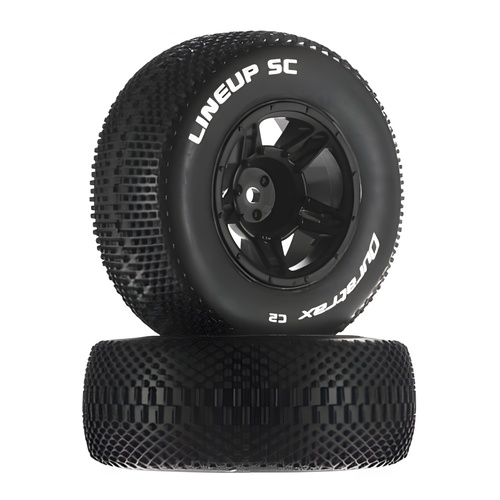 [���ܼ�] DTXC3678 [DURATRAX] Duratrax 1/10 Lineup SC Tire C2 Mounted Front Slash (2) (Traxxas Slash 2WD ��Ÿ�̾�� �������)