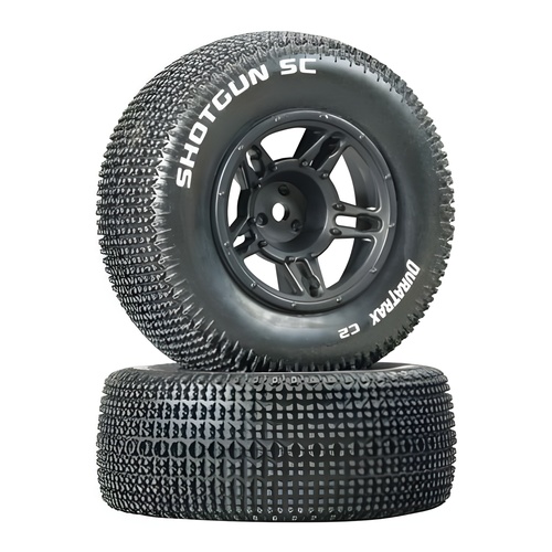 [���ܼ�] DTXC3686 [DURATRAX] Duratrax 1/10 Shotgun SC Tire C2 Mounted Front Slash (2