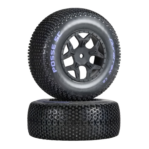 [���ܼ�] DTXC3699 [DURATRAX] Duratrax Posse SC Tire C2 Mounted SCTE 4x4 (2)