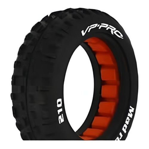 [���ܼ�] VP210U-UF [VP PRO RACING] (1:10 ����Ÿ�̾� 2�� ����Ʈ) �ŵ巯�� Mad runner 1/10 2WD Elec. Offroad Buggy Front Rubber Tyre��Tyre��Insert��Ultra Flexx �Ѻ��� 2������