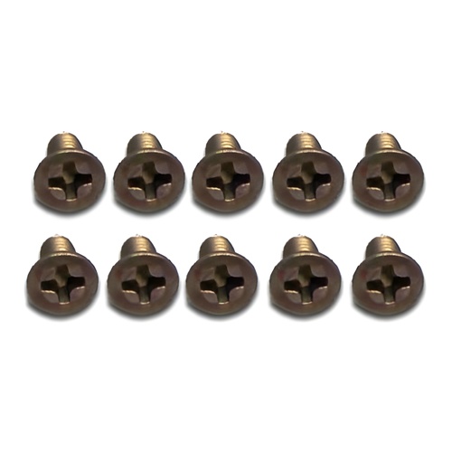 [���ܼ�] 57706K [CPV RACING] 3*6KM Titanium Flat Head Philips Screws 10PCS