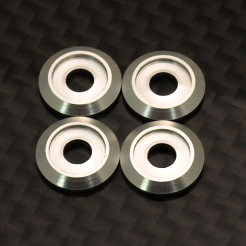 [���ܼ�]  [TFL] Aluminum Cone Washer 3mm 4pcs (512B62)