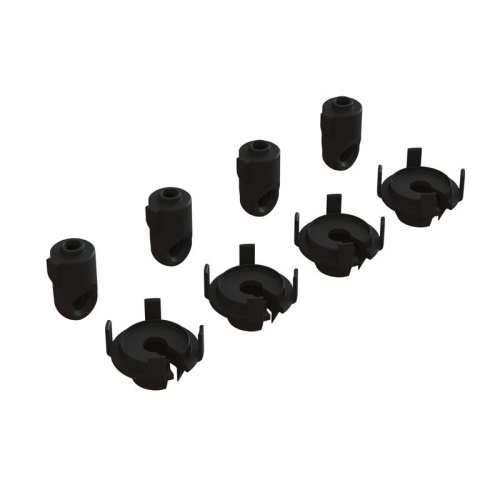 [���ܼ�] ARA330740 [ARRMA] ARA330740 Shock Rod End & Spring Perch Set (4 Shocks)
