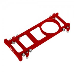 [RAKONHELI] CNC AL Bottom Frame (1) (Red) (for 130S452)- Blade 130 S �ɼ� 