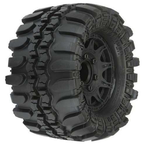 [���ܼ�] PRO1011010 [PROLINE-RACING] 10110-10 1/10 Interco Super Swamper F/R 2.8 Mounted MT 12mm (2) Blk