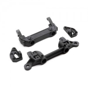[Axial] SCX6: Front Bumper Mount/Body Mounts, FR/RR 