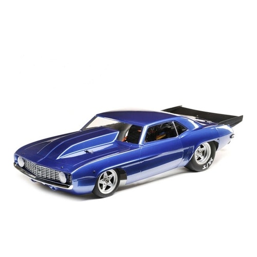 [���ܼ�] LOS03035T2 [TEAM LOSI] 1/10 1969 Camaro 22S No Prep Drag Car, Brushless 2WD RTR, Blue