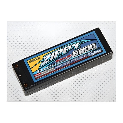[���ܼ�] Z60002S2P-50 [TURNIGY] ZIPPY Flightmax 7.4V 6000mah 2S2P 50C �ϵ����̽� ��Ƭ������ ���͸�