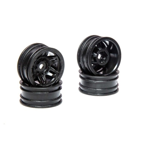 [���ܼ�] AXI40002 [Axial] 1.0 Rockster Wheels Black (4pcs): SCX24