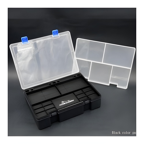 [���ܼ�] KOS32110 [KOSWORK] Two Layer Parts Case 245x175x56mm (w/tray & partition)