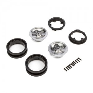 [Axial] AXI43013 1.9 Retro Slot Beadlock Wheels, Satin (2) 