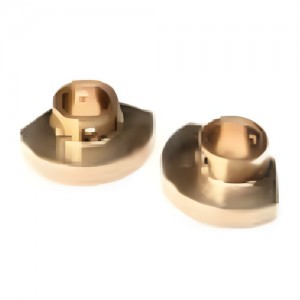 [Axial] Brass Rear Axle Tube Cap, L/R: SCX10 PRO 