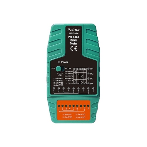 [���ܼ�] PK930 PROKIT (MT-7064) POE&�����̺� �׽��ͱ� IEEE 802.3 af/at, RJ11/RJ12/RJ45