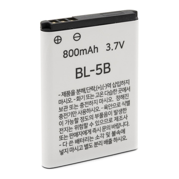 [���ܼ�] UB714 Coms ��Ƭ�̿� ���͸�(BL-5B) 800mAh 3.7V