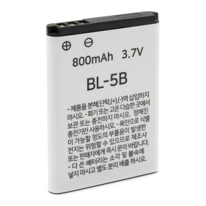 Coms ��Ƭ�̿� ���͸�(BL-5B) 800mAh 3.7V 