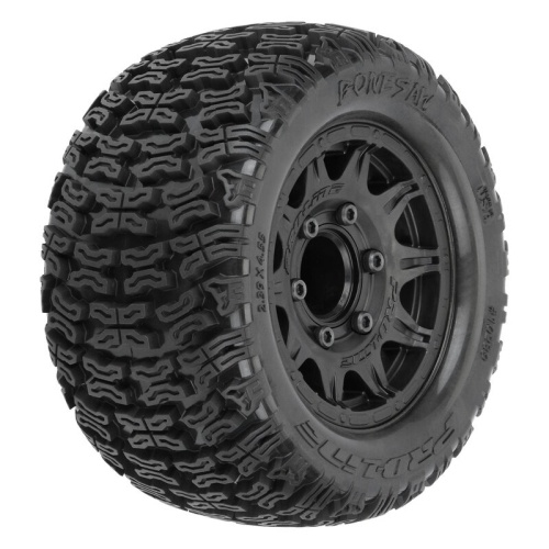 [���ܼ�] PRO1023910 [PROLINE-RACING] PRO1023910 1/10 Bonesaw F/R 2.8 MT Tires Mounted 12mm/14mm Black Raid (2)