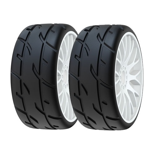 [���ܼ�] GTB02-XW5 [VP PRO RACING] (1:8 ��� Ÿ�̾� �� ����) 1/8 GT - Spoke White Wheel - Medium �Ѻ��� 2������