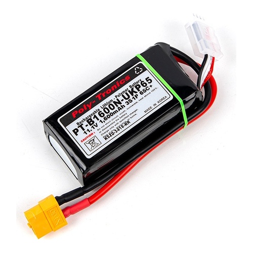 [���ܼ�] PT-6224 PT-B1600N-UKP65 (11.1V, 3S1P, 65C /JST-XT) ��Ƭ ������ ���͸�