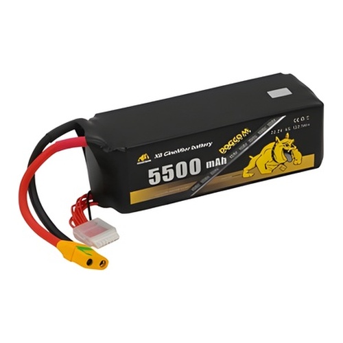 [���ܼ�]  [DOGCOM] 6�� 22.2V 5500mAh 150C �������͸� (XT90S)
