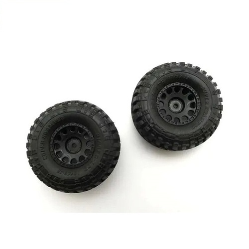 [���ܼ�] KYMXTH003HW [KYOSHO] Premounted Tire/Wheel w/Weight 2pcs INTERCO TIRE
